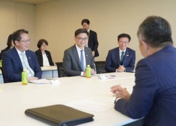 拜會日本自民黨台灣政策小組　賴瑞隆：深化安全韌性與供應鏈合作