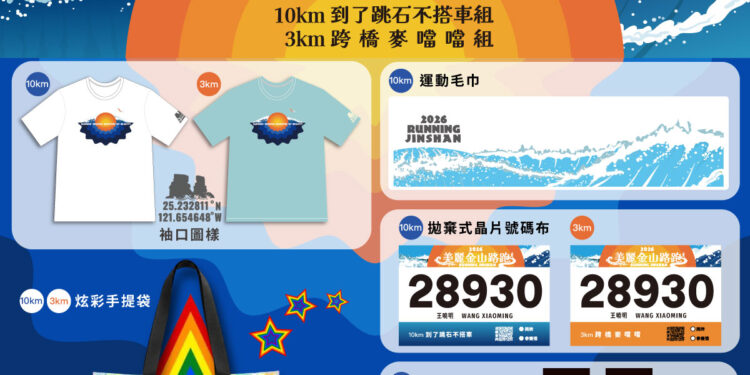 展現地方創生文化韌性！金山更名路跑26日開報     規格全面升級
