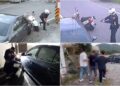 影音/攔查偽牌車遭衝撞 羅警連開11槍 24小時內逮1嫌