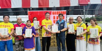 光復鄉弱勢不孤單　慈蓮二媽祖台北幫攜手魏嘉賢送暖