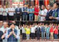 林國漳偕同徐國勇拜廟祈福 共促總預算儘速通過以利防汛救災