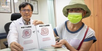 77歲婦人受原發性顫抖症困擾十年  彰基「神波刀」治療助其重拾生活自主權