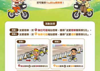 滿站借、空站還最高送10元騎乘券　攜手打造智慧綠色城市