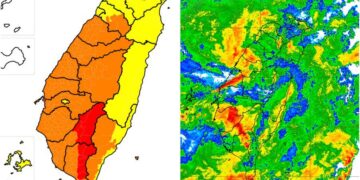 影音/0609滯留鋒面及西南氣流持續影響 20縣市豪大雨特報
