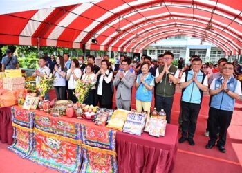 鹿港東興國小活動中心新建工程動土  建構多元學習新地標