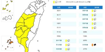 影音/0615西南風影響 11縣市午後豪雨特報