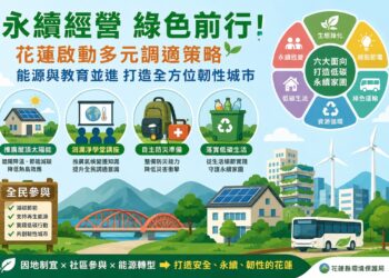 永續經營.綠色前行 花蓮縣府多元強化城市韌性