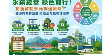 永續經營．綠色前行  花蓮縣府多元強化城市韌性