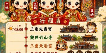 因應山邊媽祖三蘆賜福遶境     新北交通局6月6日啟動交通疏導與改道路線機制