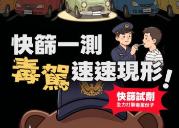 毒駕無所遁形!新北警祭出「毒品唾液快篩」鐵腕執法 陽性立即扣照、最重移送法辦