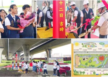 一日遊最佳小歇驛站 壯圍「國五左岸」休憩空間暨鐵馬休憩站開工