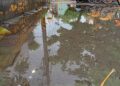 李雨庭議員不畏風雨涉水關心通學安全,中芸國小周邊步道改善持續推動