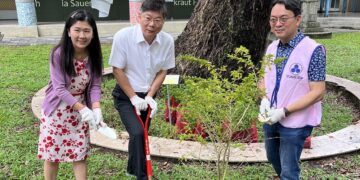 產官學攜手護生態！龍興國小、茂管處與永日化學　共植蜜源植物，築起紫斑蝶遷徙廊道