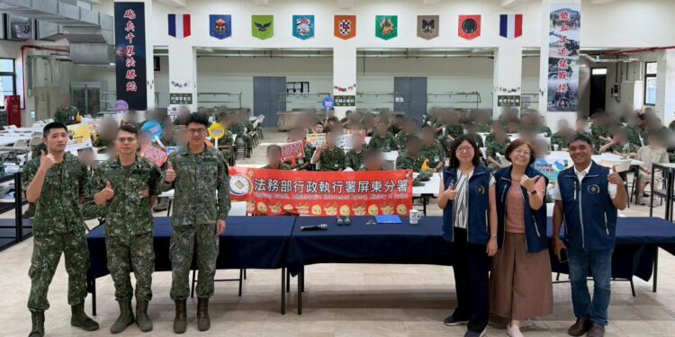 守護國軍防線！屏東執行分署走入龍泉、萬金營區　深化國軍法治意識與廉潔觀念