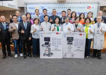 扶輪跨國攜手守護重症醫療 台韓扶輪社聯合捐贈屏基新生兒超音波與加護型呼吸器