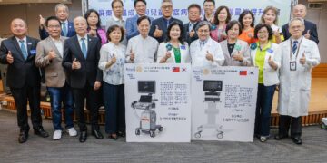 扶輪跨國攜手守護重症醫療 台韓扶輪社聯合捐贈屏基新生兒超音波與加護型呼吸器