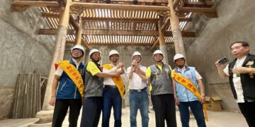 金包里慈護宮歷史建築重組上梁     侯友宜祈求媽祖庇佑延續兩百年信仰文化