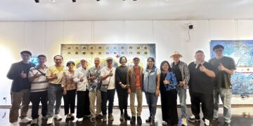 島嶼漂移-洪明爵個展-  解構人類中心主義！在AI時代，藝術家走進小琉球，用身體、抽象肌理、裂解與重構當代抽象繪畫