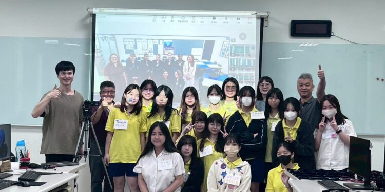 科技打破課堂邊界！金甌女中連線澳韓日 學生用全英文把臺灣推向世界
