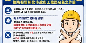 詐騙手法再翻新！假局長打電話要求加好友     新北工務局鐵腕報案、呼籲全民警覺