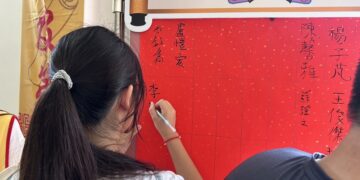 彰化市為考生祈福  祈盼藉由神助一舉金榜題名