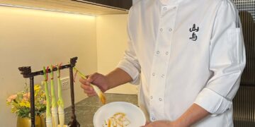 台中山与中式料理餐廳推新菜   藤椒鮑魚凍好似珠寶盒高級信物