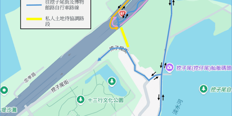 串聯淡水八里雙岸騎乘環圈     新北交通局攜手中央優化淡江大橋自行車動線