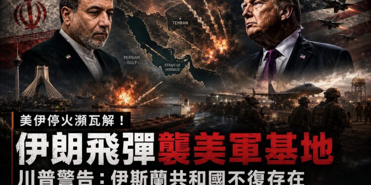 美伊停火協議瀕臨瓦解！伊朗飛彈深夜突襲巴林、科威特美軍基地