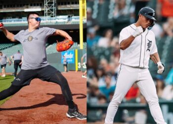 影/《MLB》史上首次台灣投打大聯盟對決 李灝宇單場再敲雙安 鄧愷威飆生涯新高9次三振