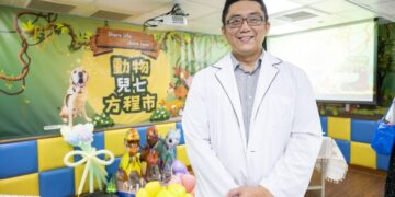 咖啡香、音樂與治療犬相伴 彰基醫護、病友跨病房關懷溫暖住院童