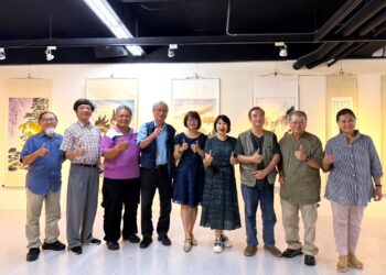 文藝領航-台灣高空大文藝研究會會員聯展盛大開幕 三十餘位藝術家齊聚岡山文化中心表演藝術創作豐能量沛