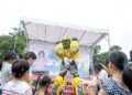 千禧公園變身夢幻水樂園!「夏日泡泡趴」巨型滑水道千人戲水降溫
