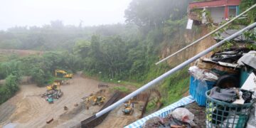 地質影響邊坡滑動 雲林現勘崩塌地工程將爭取加固經費