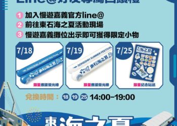 東石海之夏7/18登場　滑水、音樂、美食嗨翻暑假
