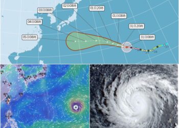 影音/白海豚暴風圈再擴大 往日本海面前進 路徑是否轉彎受矚目
