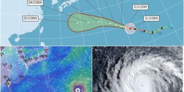 影音/白海豚暴風圈再擴大 往日本海面前進 路徑是否轉彎受矚目