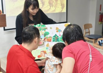 新北市第1區早療中心舉辦金山地瓜故事派對推廣親子共讀與手作