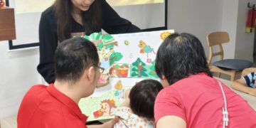 新北市第1區早療中心舉辦金山地瓜故事派對推廣親子共讀與手作