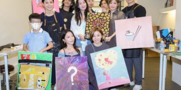 群星齊聚用愛作畫力挺「台灣愛與希望國際關懷協會」王瞳 張家瑋 孟慶而 Lolita愛心畫作助受虐兒