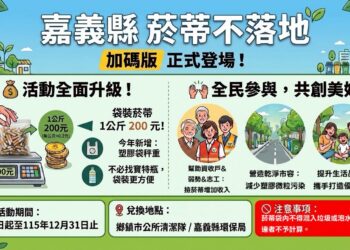 嘉義縣撿菸蒂兌換環境維護費 每公斤加碼至200元
