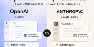 OpenAI、Anthropic 正面交鋒!Codex 暫時取消 5 小時限制 Claude Fable 5 再延長 7 天