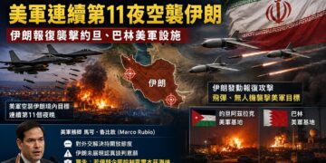 美軍連續 11 夜空襲伊朗遭無人機反擊  魯比歐於東協釋出和談意願