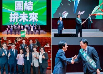 誓將福利國家願景落實到宜蘭 林國漳從賴清德手中接下戰旗全力拚勝選