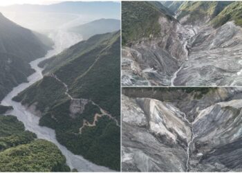 巴威遠離馬太鞍溪堰塞湖解除黃色警戒 萬里溪堰塞湖維持紅色警戒