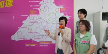影音/政治不一定要硬梆梆 陳素月競選總部開箱 設溫馨親子閱讀區