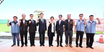王惠美視察彰濱土方暫置區營運情形  宣示打造透明廉政平台