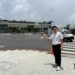 議員李啟維建議建平路健康路健新橋應開放內車道改善交通
