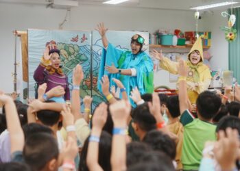 台電「我愛地球媽媽」前進幼兒園 萌娃變身節能小超人