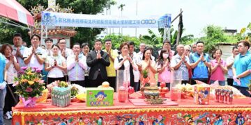影音/彰化永靖新建長照衛福大樓動土   應靈公捐地促成這樁美事