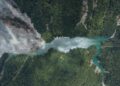 萬里溪堰塞湖恐溢流 萬榮鄉萬榮村明7/17日停止上班上課